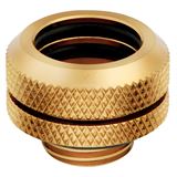 Corsair Hydro X Series XF Hardline 14mm OD Fittings Four Pack, gold Corsair Hydro X Series XF Hardline 14mm OD Fittings Four Pack, gold