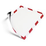 Durable DURAFRAME MAGNETIC SECURITY A4 5St rot/wei&szlig;