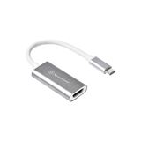 Silverstone SST-EP07C-E - USB 3.1 Type C auf HDMI V2.0b Adapter - grau Silverstone SST-EP07C-E - USB 3.1 Type C auf HDMI V2.0b Adapter - grau