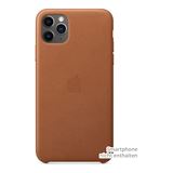 Apple Pro Max Leder Case f&uuml;r Apple iPhone 11, Sattelbraun