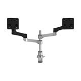 R-GO Tools Monitorarm Caparo 4 Twin verstellbar, silber