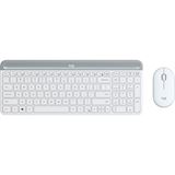 Logitech MK470 Slim Combo Deutsch 2.4 GHz und USB wei&szlig;