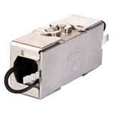 Metz Connect Modular-Kupplung 2x RJ45 Buchse/Buchse geschirmt ger