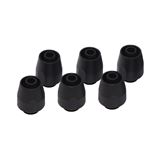 Alphacool HF Anschraubtülle TPV - Gerade - 6er Kit, schwarz Alphacool HF Anschraubtülle TPV - Gerade - 6er Kit, schwarz