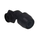 Alphacool HF Anschraubt&uuml;lle TPV Metall - 90&deg;, schwarz