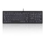 Perixx PERIBOARD-324 DE, Beleuchtete USB-Tastatur mit Scherentasten, Perixx PERIBOARD-324 DE, Beleuchtete USB-Tastatur mit Scherentasten,