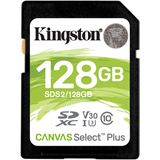 128GB Kingston Canvas Select Plus R100/W85 SDXC, UHS-I U3, Class 10 128GB Kingston Canvas Select Plus R100/W85 SDXC, UHS-I U3, Class 10