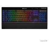 Corsair Gaming K57 RGB Wireless USB 2.4GHz Bluetooth Deutsch schwarz Corsair Gaming K57 RGB Wireless USB 2.4GHz Bluetooth Deutsch schwarz