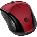 HP WIRELESS MOUSE 220, schwarz/rot