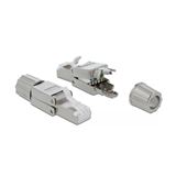 Delock RJ45 Stecker Cat.6A STP werkzeugfrei, 86477