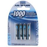 ANSMANN HR03 Nickel-Metall-Hydrid AAA Micro Akku 950 mAh 4er Pack