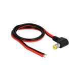 0.50m Delock Kabel DC 5.5 x 2.1mm Stecker zu offenen Kabelenden 0.50m Delock Kabel DC 5.5 x 2.1mm Stecker zu offenen Kabelenden