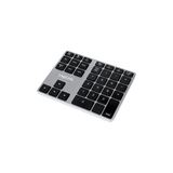 LogiLink Keypad Bluetooth, mit 35 Tasten, ALU, Space grau