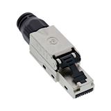 InLine Cat. 6a Adapter RJ45 Stecker Schwarz geschirmt / InLine Cat. 6a Adapter RJ45 Stecker Schwarz geschirmt /