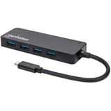 Manhattan 4-Port USB 3.2 Gen 1 Hub C-Stecker auf 4x A-Buchse