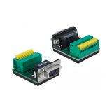Delock Adapter Sub-D 9 Pin Buchse zu Terminalblock 9 Pin mit Delock Adapter Sub-D 9 Pin Buchse zu Terminalblock 9 Pin mit