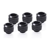 Alphacool Eiszapfen PRO 13mm HardTube Fitting G1/4, Sixpack, schwarz Alphacool Eiszapfen PRO 13mm HardTube Fitting G1/4, Sixpack, schwarz
