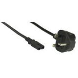 (€3,83*/1m) 1.80m InLine Stromkabel Stecker England auf Euro 8