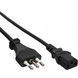 (€2,72*/1m) 1.80m InLine Stromkabel Stecker Italien auf (€2,72*/1m) 1.80m InLine Stromkabel Stecker Italien auf