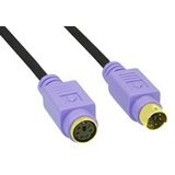 (€0,98*/1m) 5.00m InLine PS/2 Anschlusskabel Stecker auf Buchse (€0,98*/1m) 5.00m InLine PS/2 Anschlusskabel Stecker auf Buchse