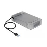 Delock USB-A zu SATA Konverter mit 3.5" Schutzh&uuml;lle