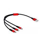 (€36,33*/1m) 0.30m Delock USB Ladekabel 3in1 USB A Stecker auf (€36,33*/1m) 0.30m Delock USB Ladekabel 3in1 USB A Stecker auf