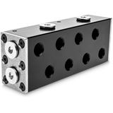EK Water Blocks EK-Pro Manifold 2CPU 2GPU Verteiler Acetal, schwarz