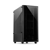 Inter-Tech C-303 mit Sichtfenster Midi Tower ohne Netzteil schwarz Inter-Tech C-303 mit Sichtfenster Midi Tower ohne Netzteil schwarz