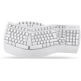 Perixx Periboard 612 W Bluetooth Deutsch weiß (kabellos)