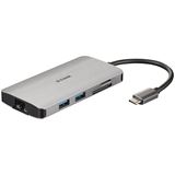 D-Link USB-C 8-PORT USB HUB+HDMI+LAN