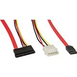 (€9,80*/1m) 0.50m InLine SATA Anschlusskabel SATA Stecker + (€9,80*/1m) 0.50m InLine SATA Anschlusskabel SATA Stecker +