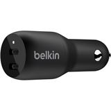 Belkin Dual USB-C Kfz-Ladegerät Power Delivery, 36W, schwarz Belkin Dual USB-C Kfz-Ladegerät Power Delivery, 36W, schwarz