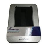 MediaRange Aluminium-Box Aufbewahrung von USB Sticks silber BOX902 MediaRange Aluminium-Box Aufbewahrung von USB Sticks silber BOX902
