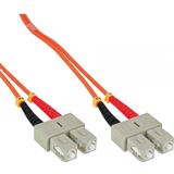 (€8,90*/1m) 1.00m InLine LWL Duplex Patchkabel 50/125 µm (€8,90*/1m) 1.00m InLine LWL Duplex Patchkabel 50/125 µm
