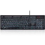 Perixx PERIBOARD-329 DE, kabelgebunden, USB-Tastatur mit Perixx PERIBOARD-329 DE, kabelgebunden, USB-Tastatur mit