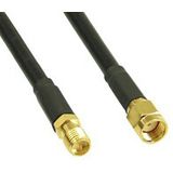 (€2,97*/1m) 3.00m InLine WLAN Antennenkabel Reverse SMA Stecker