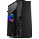 Inter-Tech B-02 RGB mit Sichtfenster Midi Tower ohne Netzteil schwarz Inter-Tech B-02 RGB mit Sichtfenster Midi Tower ohne Netzteil schwarz
