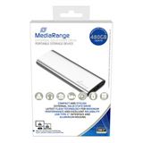480GB MediaRange SSE USB Typ-C extern MR1102 silber