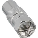 Koaxial-Adapter F-Stecker (SAT) auf IEC-St