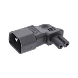 InLine Netzadapter IEC 60320 C14 / C7, links/rechts gewinkelt, 3pol. InLine Netzadapter IEC 60320 C14 / C7, links/rechts gewinkelt, 3pol.