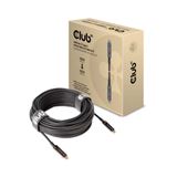 (EUR 8,95* / 1 m) 20.00m Club 3D USB-C Anschlusskabel optisch USB C Stecker auf USB C Stecker Schwarz aktiv (EUR 8,95* / 1 m) 20.00m Club 3D USB-C Anschlusskabel optisch USB C Stecker auf USB C Stecker Schwarz aktiv