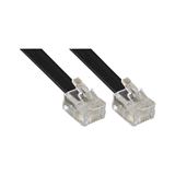 (€1,30*/1m) 3.00m InLine Telefon Anschlusskabel RJ11 Stecker auf (€1,30*/1m) 3.00m InLine Telefon Anschlusskabel RJ11 Stecker auf