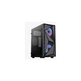 AeroCool Glider mit Sichtfenster Midi Tower ohne Netzteil schwarz AeroCool Glider mit Sichtfenster Midi Tower ohne Netzteil schwarz