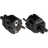 Good Connections Stromadapter Schutzkontakt-Stecker Typ E+F (CEE 7/7, Good Connections Stromadapter Schutzkontakt-Stecker Typ E+F (CEE 7/7,