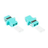 Good Connections LWL Duplex Kupplung, LC (UPC) an LC (UPC), OM3, Good Connections LWL Duplex Kupplung, LC (UPC) an LC (UPC), OM3,