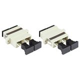 Good Connections LWL Duplex Kupplung, SC (UPC) an SC (UPC), OM2, Good Connections LWL Duplex Kupplung, SC (UPC) an SC (UPC), OM2,
