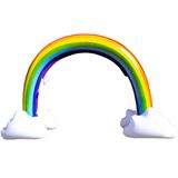 PYTHON Aufblasbarer Spielzeug-Regenbogen-Sprinkler aus PVC, 230 x 170 PYTHON Aufblasbarer Spielzeug-Regenbogen-Sprinkler aus PVC, 230 x 170