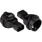 Good Connections Stromadapter Kaltgeräte-Stecker C14 (gerade) an Good Connections Stromadapter Kaltgeräte-Stecker C14 (gerade) an