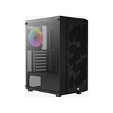 AeroCool Hive FRGB mit Sichtfenster Midi Tower ohne Netzteil schwarz AeroCool Hive FRGB mit Sichtfenster Midi Tower ohne Netzteil schwarz