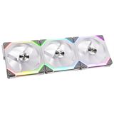 Lian Li UNI FAN SL120 RGB PWM Lüfter, 3er Pack, weiss 120 mm Lian Li UNI FAN SL120 RGB PWM Lüfter, 3er Pack, weiss 120 mm